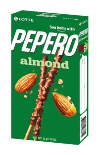 СОЛОМКА В ШОКОЛАДНОЙ ГЛАЗУРИ С МИНДАЛЕМ АЛЬМОНД ПЕПЕРО"(ALMOND PEPERO) 36ГР*40ШТ"