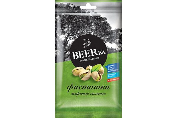 ФИСТАШКИ BEERKA 80Г