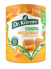 Хлебцы Dr. Korner Злаковый коктейль" медовый 100гр"