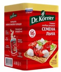 ХЛЕБЦЫ DR. KORNER РЖАНЫЕ С СЕМЕНАМИ ЛЬНА 100ГР