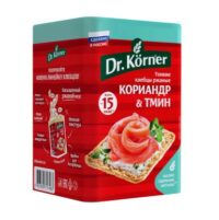 ХЛЕБЦЫ DR. KORNER РЖАНЫЕ С КОРИАНДРОМ И ТМИНОМ 100ГР