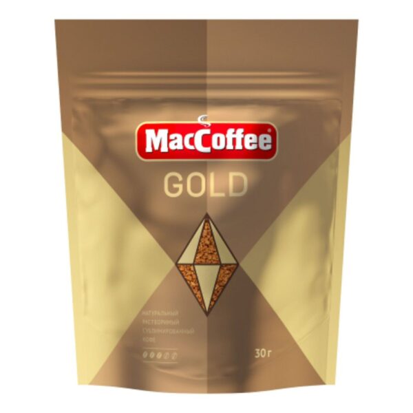 Кофе сублимированный растворимый  MacCoffee Gold  30гр.