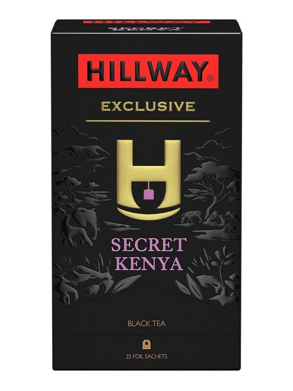 Чай ченрый байховый кенийский  SECRET KENYA" "HILLWAY" 2Г*25 сашет"