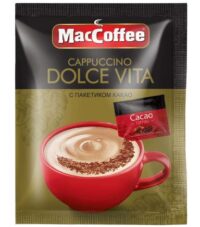 Напиток кофейный растворимый MacCoffee Cappuccino Dolce Vita 24гр.