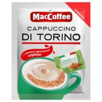 НАПИТОК КОФЕЙНЫЙ РАСТВОРИМЫЙ CAPPUCCINO DI TORINO С КОРИЦЕЙ  MACCOFFEE 25