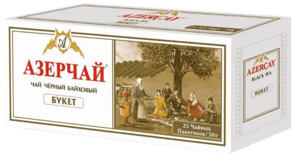 ЧАЙ AZERCAY BUKET TEA (БЕЗ КОНВЕРТА) 25ПАК*2ГР*12ШТ