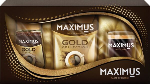 НАБОР КОФЕ СУБЛИМ.GOLD COLLECTION ТМ MAXIMUS С КРУЖКОЙ 135ГР*3