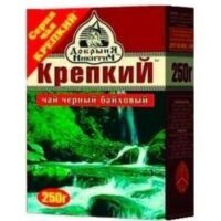 Чай черный  Крепкий  среднелистовой 250гр.