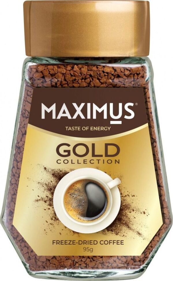 КОФЕ РАСТВОРИМЫЙ GOLD COLLECTION ТМ MAXIMUS СТ/Б 95ГР*6