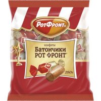 Конфеты  Батончики Рот Фронт  250гр.