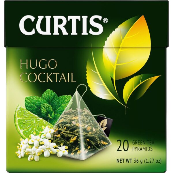 Чай зеленый в пирамидках CURTIS Hugo Cocktail"