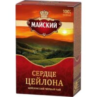 ЧАЙ МАЙСКИЙ СЕРДЦЕ ЦЕЙЛОНА ЧЕРН.ЛИСТ.100ГР*16