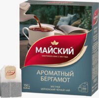 ЧАЙ МАЙСКИЙ АРОМАТНЫЙ БЕРГАМОТ 100ПАК*1