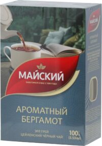 ЧАЙ МАЙСКИЙ АРОМАТНЫЙ БЕРГАМОТ 100ГР*16