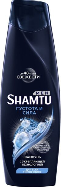 SHAMTU MEN ШАМПУНЬ ГУСТОТА И СИЛА 300МЛ*12