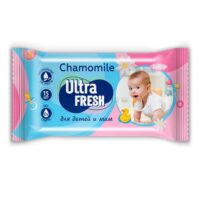 ВЛАЖН.САЛФЕТКИ ULTRA FRESH BABY 15 ШТ (120ШТ/ЯЩ)