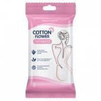 ВЛАЖН.САЛФЕТКИ COTTON FLOWER INTIMATE 15ШТ (36 ШТ/ЯЩ)