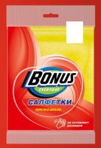 BONUS Салфетки вискозные 3 шт (65шт/ящ)