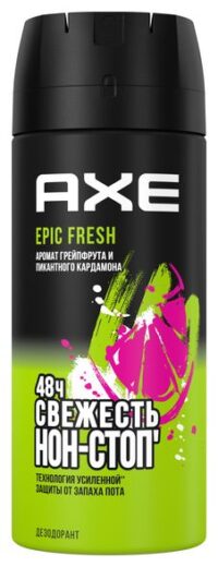 AXE ДЕЗОДОРАНТ АЭРОЗОЛЬ EPIC FRESH 6Х150МЛ