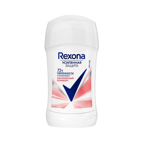 REXONA жен.Антиперспирант карандаш АБСОЛЮТ КОМФОРТ 6Х40МЛ