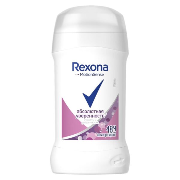 Антиперспирант-карандаш  Rexona  абсолютная уверенность 40мл.