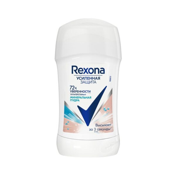 REXONA АНТИПЕРСПИРАНТ-КАРАНДАШ МИНЕРАЛЬН.ПУДРА ЖЕН.6Х40МЛ