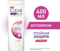 Шампунь женский против перхоти  Clear vita ABE  восстановление поврежденных и окрашенных волос 400мл.