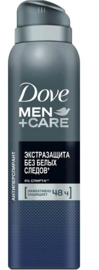 Дезодорант-спрей  Dove Men+Care  Экстразащита без белых следов 150мл.