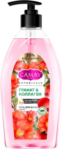 CAMAY BOTANICALS гель для душа Японская сакура без парабенов 250 мл