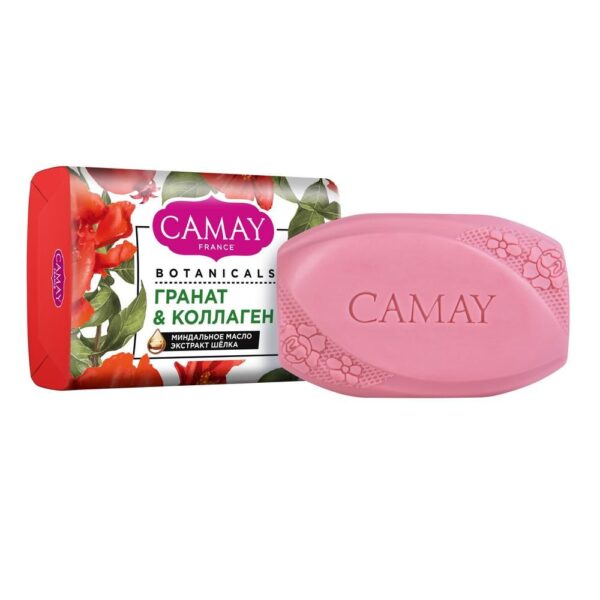 CAMAY BOTANICALS туалетное мыло Цветы граната 85 гр