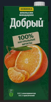 НАПИТОК СОКОСОДЕРЖАЩИЙ ДОБРЫЙ АПЕЛЬСИН- МАНДАРИН 2Л