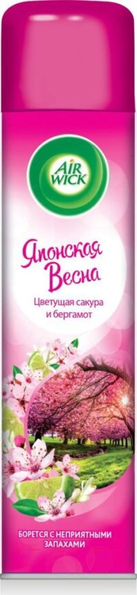 Освежитель воздуха  AirWick  Японская весна Цветущая сакура и Бергамот 290 мл.