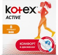 Тампоны  Kotex  актив нормал 8шт.