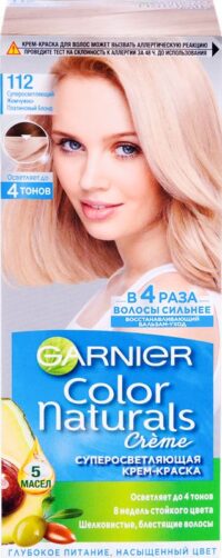 GARNIER COLOR NATURALS КРЕМ-КРАСКА Д/ВОЛОС №112 СУПЕРОСВЕТЛ  ЖЕМЧУЖН -ПЛАТ БЛОНД