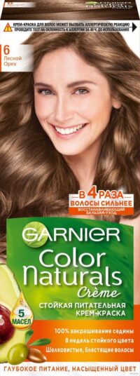 GARNIER COLOR NATURALS КРЕМ-КРАСКА Д/ВОЛОС №6 ЛЕСНОЙ ОРЕХ