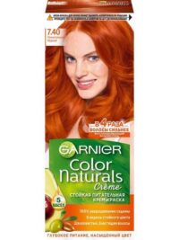 GARNIER COLOR NATURALS КРЕМ-КРАСКА Д/ВОЛОС № 7.40 ПЛЕНИТЕЛЬНЫЙ МЕДНЫЙ