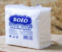 Салфетки столовые SOLO 90 л белые