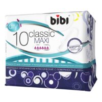 BIBI ПРОКЛАДКИ ДЛЯ КРИТИЧЕСКИХ ДНЕЙ CLASSIC MAXI DRY 10ШТ