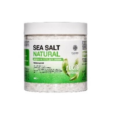 СОЛЬ Д/ВАННЫ SEA SALT NATURAL БАНКА 600ГР (ФК)*8