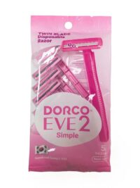 DORCO EVE2 SIMPLE СТАНОК ОДНОРАЗОВЫЙ ЖЕНСКИЙ 2 ЛЕЗВИЯ 5ШТ TD708PK-5P*20/320