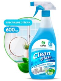 GRASS CLEAN GLASS ОЧИСТИТЕЛЬ СТЕКОЛ И ЗЕРКАЛ ГОЛУБАЯ ЛАГУНА 600МЛ*8