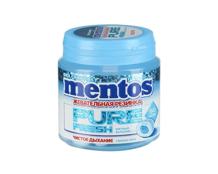 Жевательная резинка  Mentos Pure  100гр.