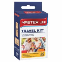 ЛЕЙКОПЛАСТЫРЬ MASTER UNI TRAVEL KIT БАКТЕРИЦ.НА ПОЛИМЕРНОЙ ОСНОВЕ 20 ШТ.