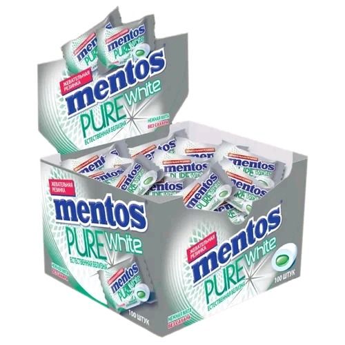 Жевательная резинка  Mentos Pure   нежная мята 2гр.