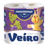 ПОЛОТЕНЦА БУМАЖНЫЕ VEIRO CLASSIC 2СЛ 2РУЛ