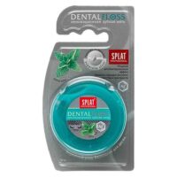 Зубная нить мятная SPLAT Professional DentalFloss с волокн.серебра