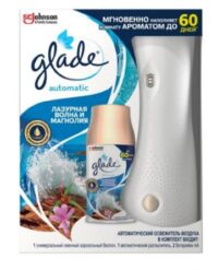 Набор Освежитель воздуха  Glade  Automatic Лазурная волна и магнолия