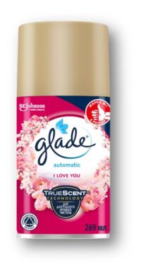 ОСВЕЖИТЕЛЬ ВОЗДУХА GLADE АВТОМАТ 269МЛ СМЕННЫЙ БАЛОН I LOVE YOU*6