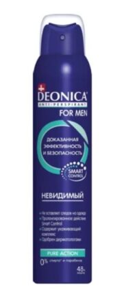 DEONICA FOR MEN АНТИПЕРСПИРАНТ НЕВИДИМЫЙ СПРЕЙ 200МЛ*6