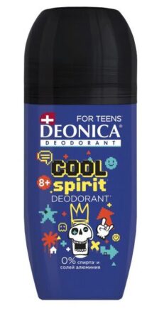 DEONICA FOR TEENS ДЕЗОДОРАНТ COOL SPIRIT РОЛИК 50МЛ